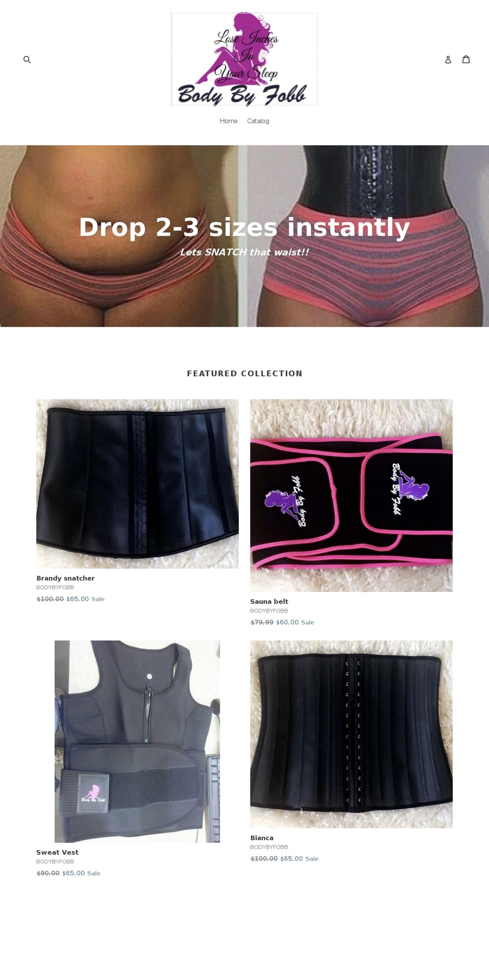 bodybyfobb.com — Shopify storefront screenshot