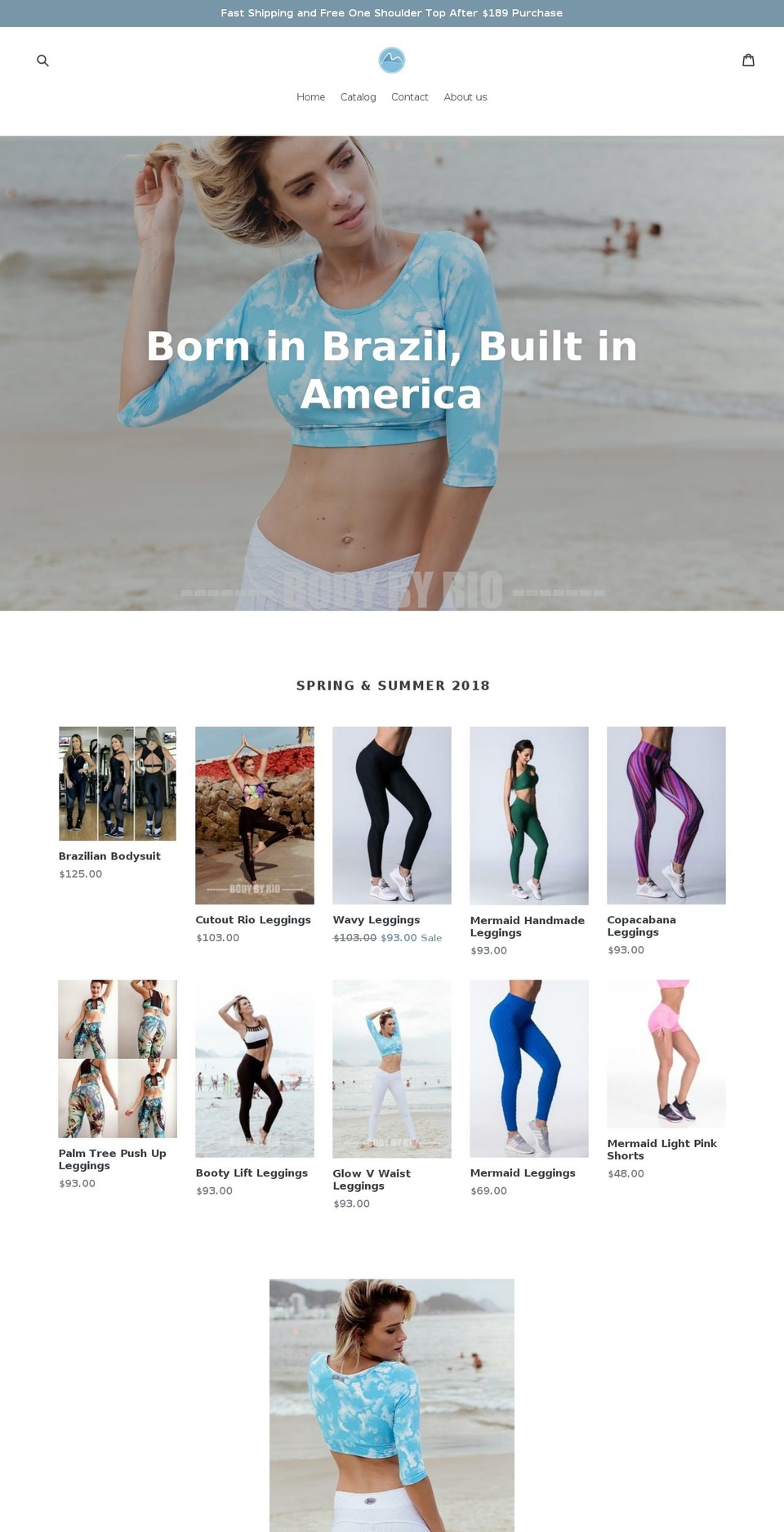 bodybyrioclothing.com — Shopify storefront screenshot