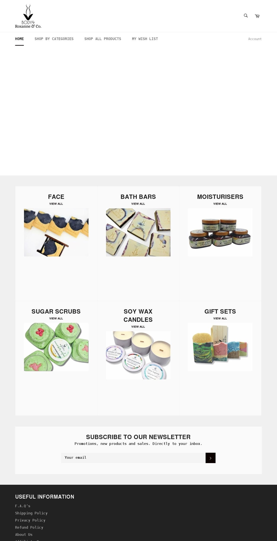 bodybyroxanneandco.com shopify website screenshot