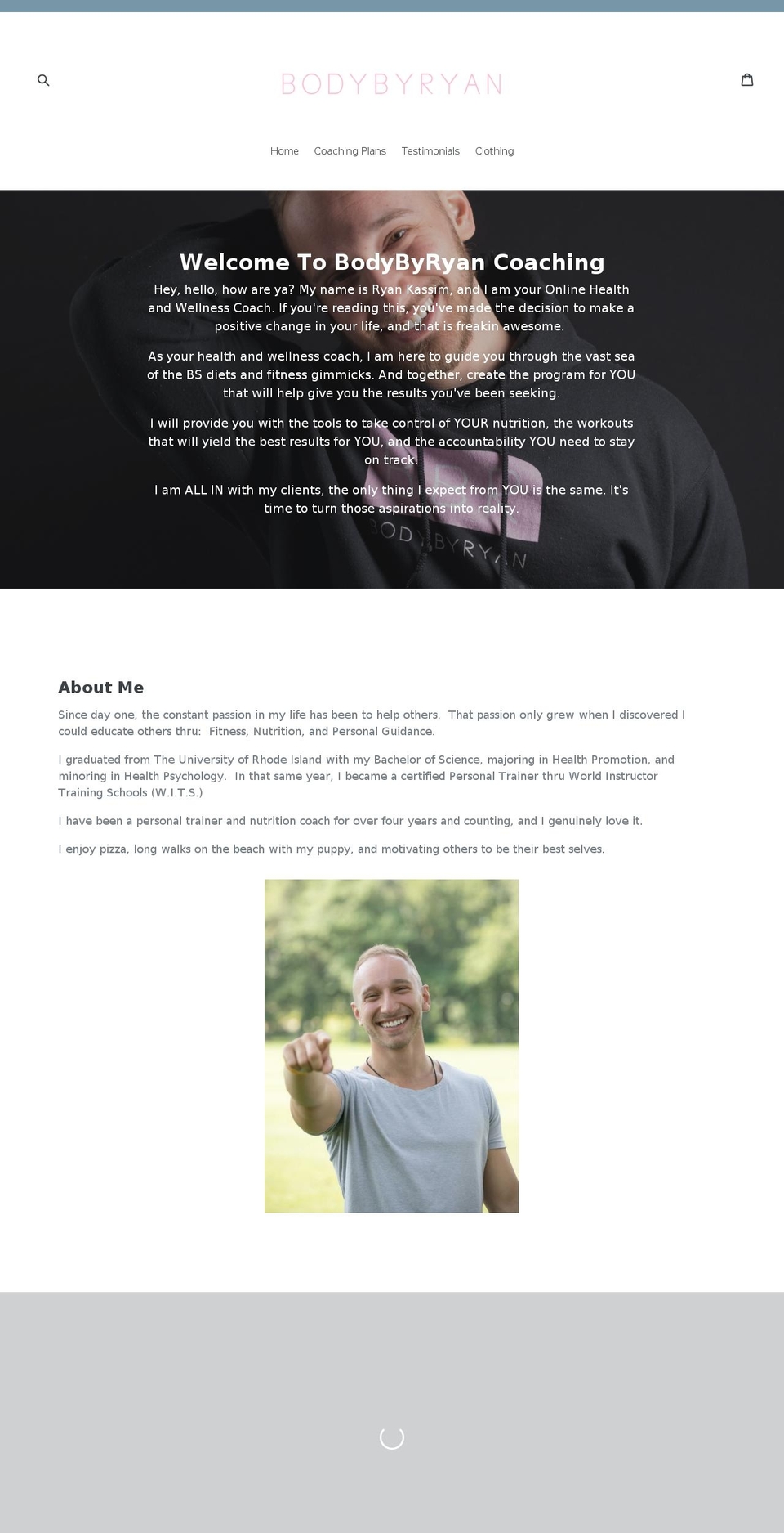 bodybyryan.com — Shopify storefront screenshot