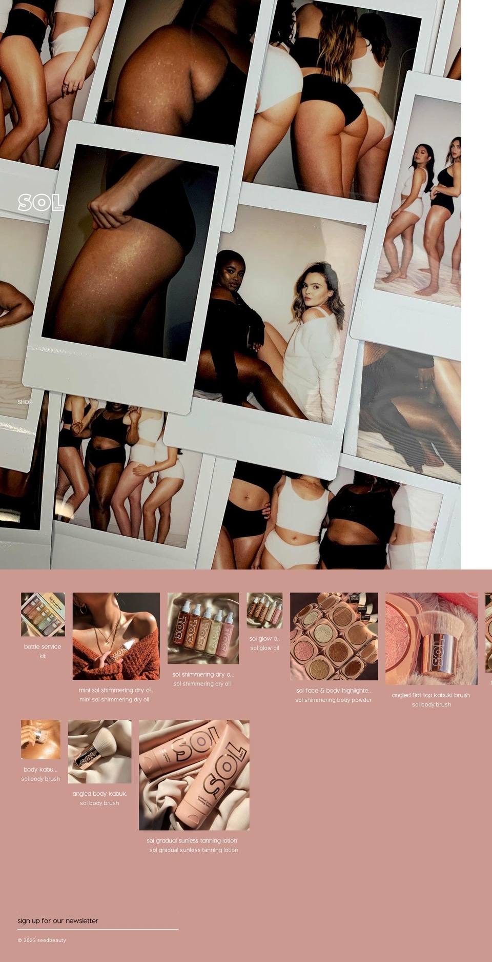 Live - Theme Shopify theme site example bodybysol.com