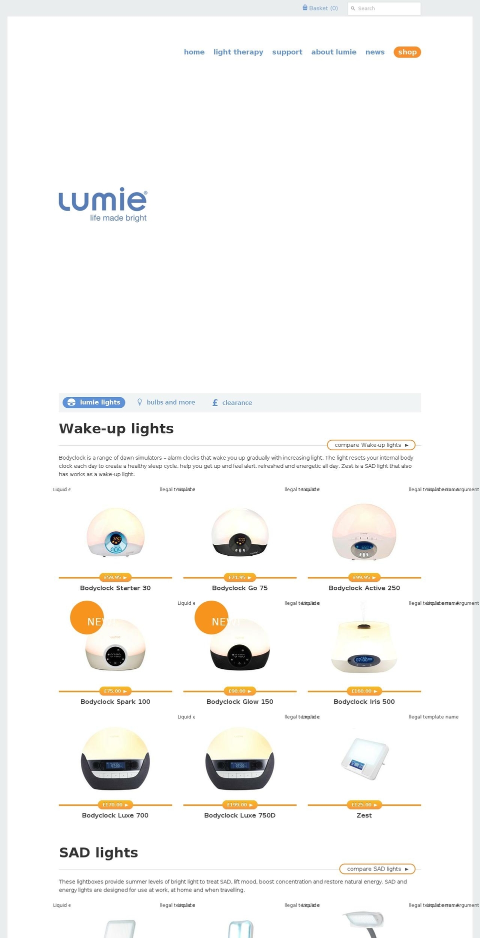 bodyclock.com — Shopify storefront screenshot