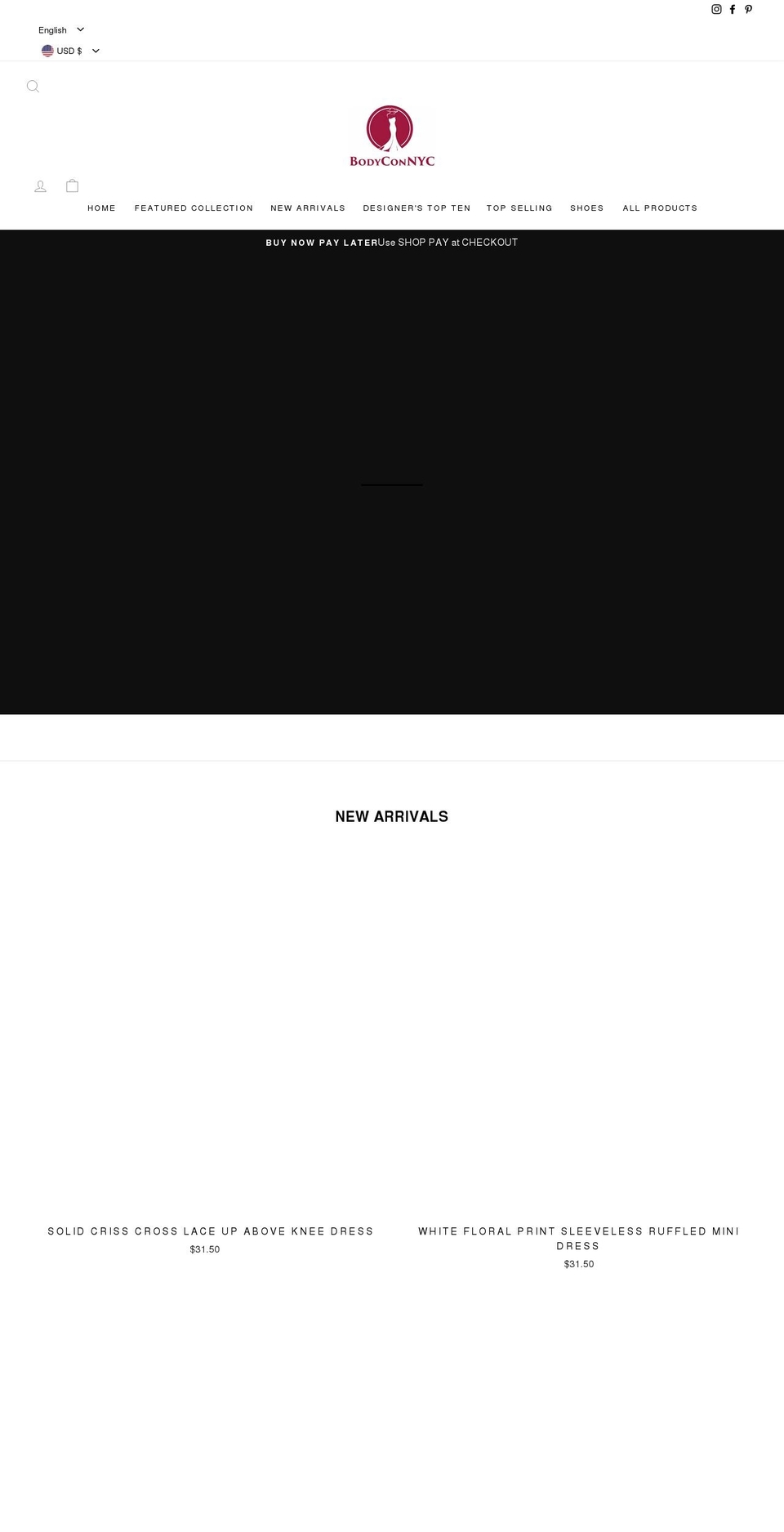 bodyconnyc.com shopify website screenshot