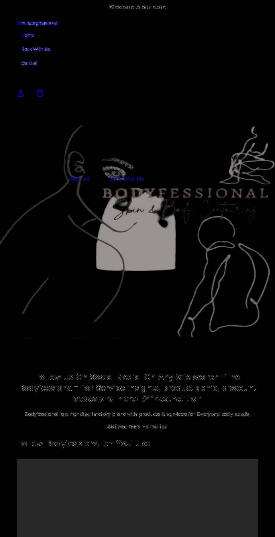 bodyfessional.com shopify website screenshot