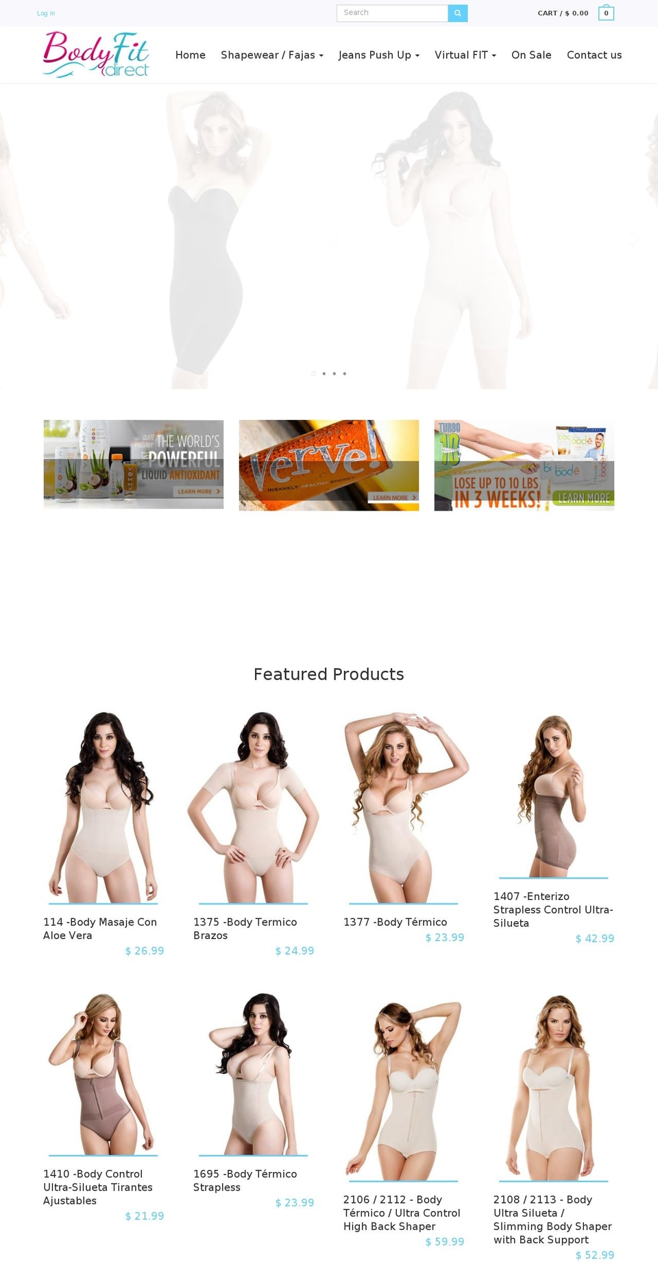 garbini Shopify theme site example bodyfitdirect.com