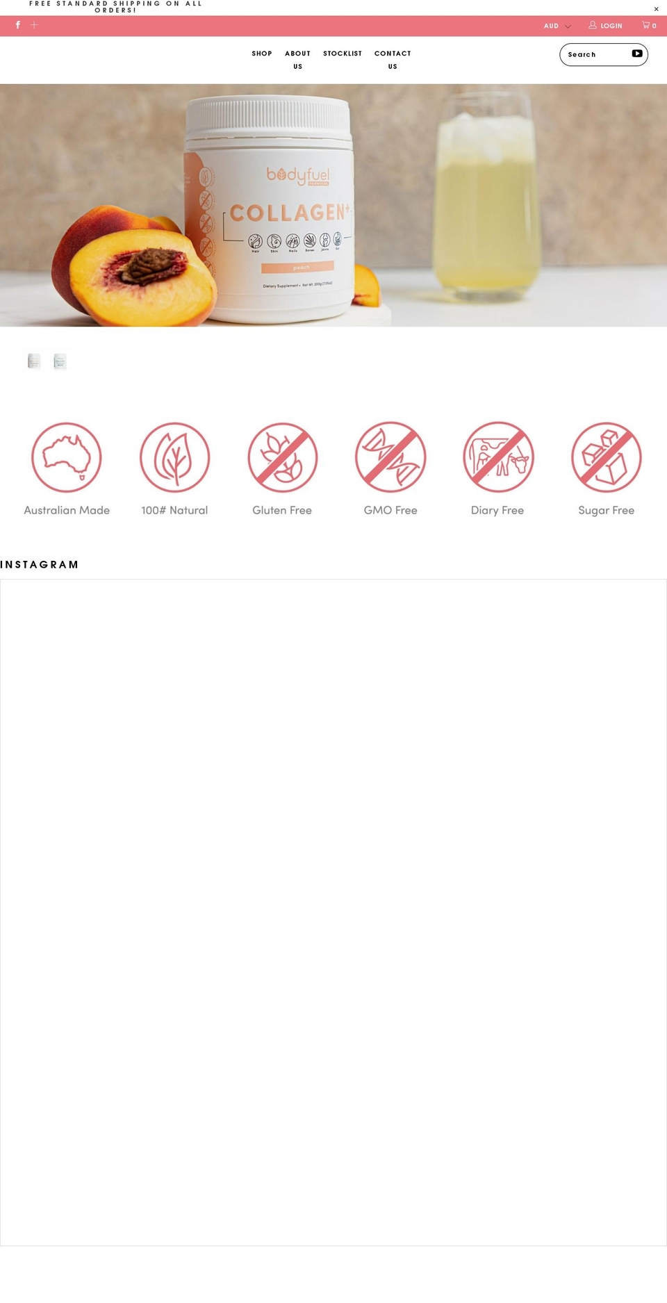 bodyfuelformulas.com shopify website screenshot