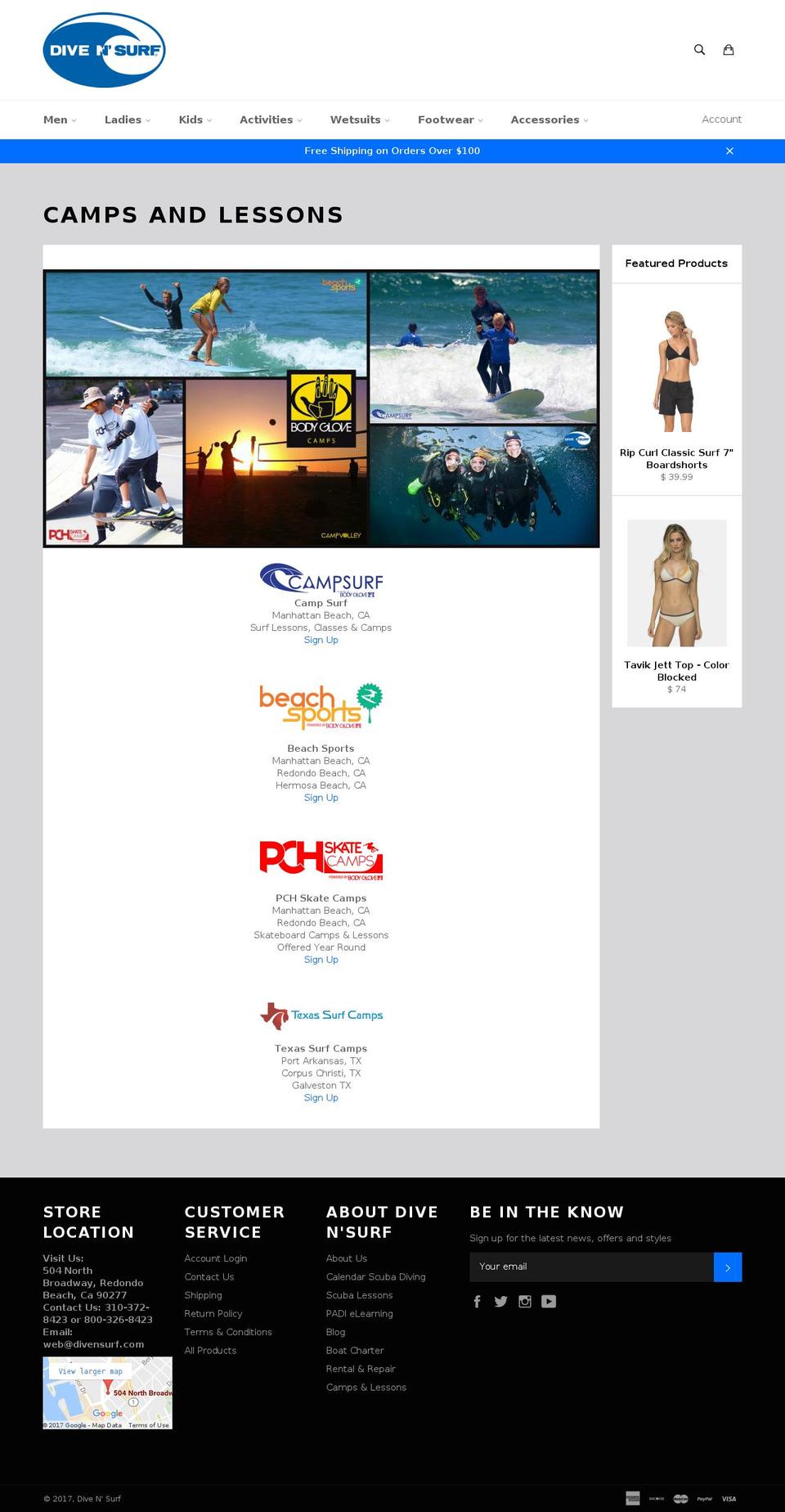 bodyglovecamps.com shopify website screenshot