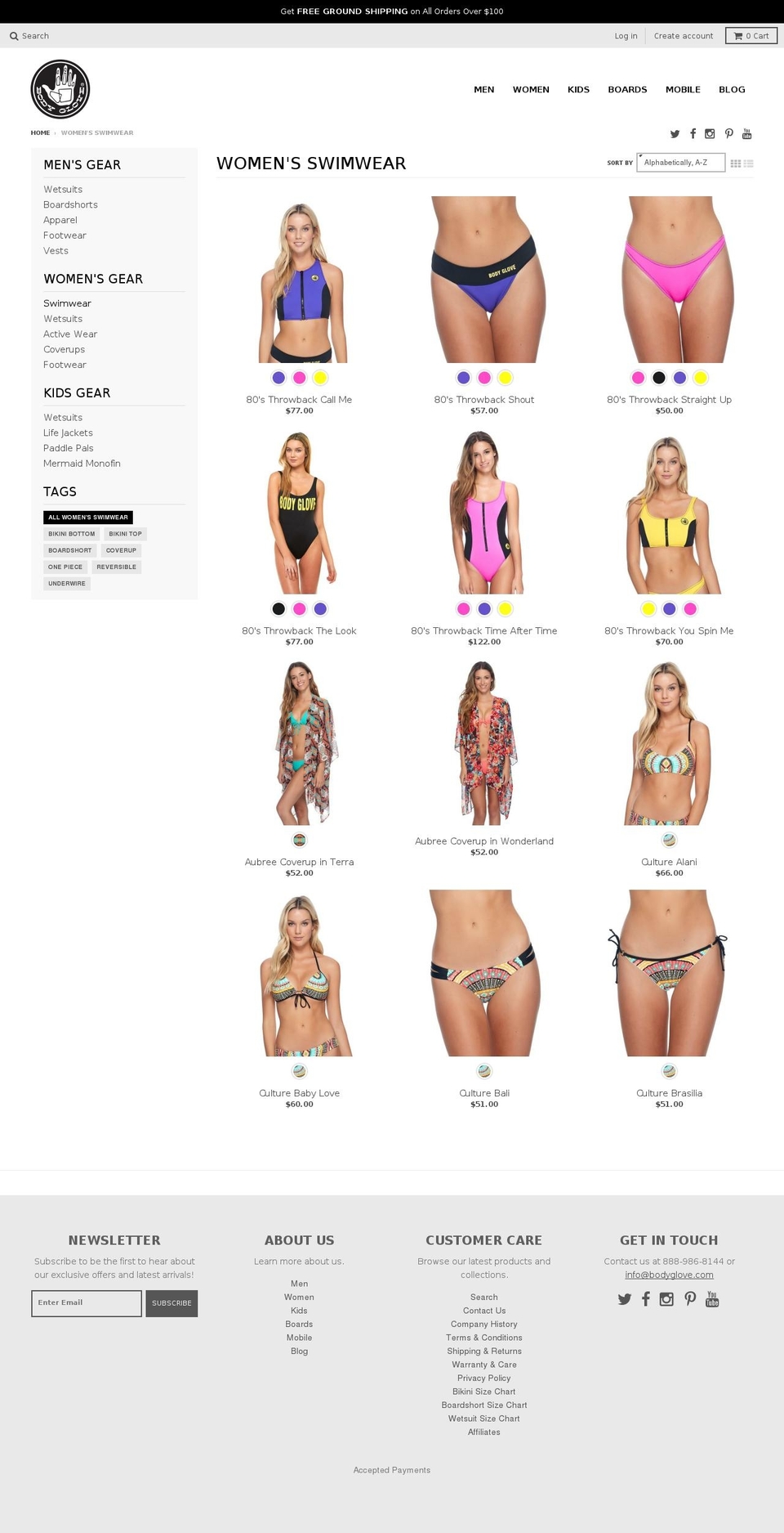bodyglovegirl.com shopify website screenshot