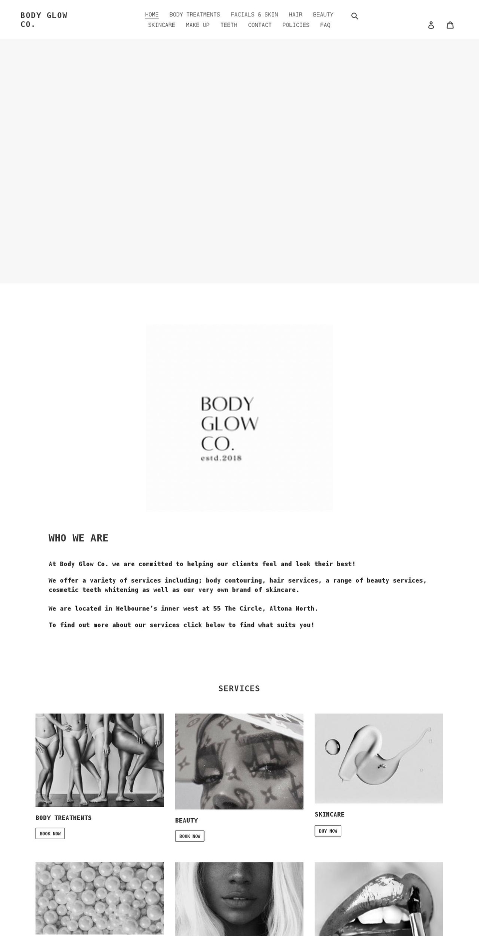 bodyglowcoskin.com shopify website screenshot