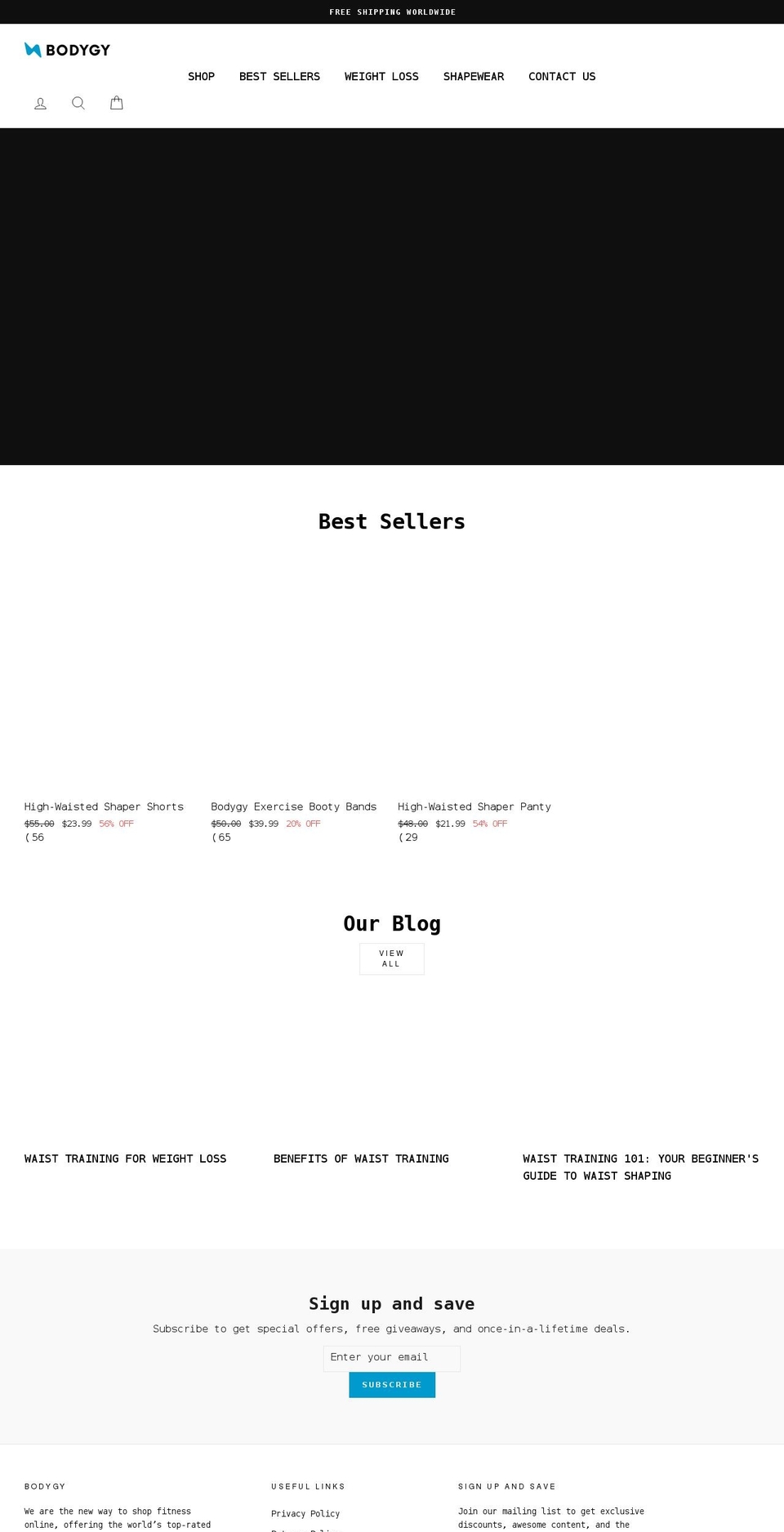 bodygy.com shopify website screenshot