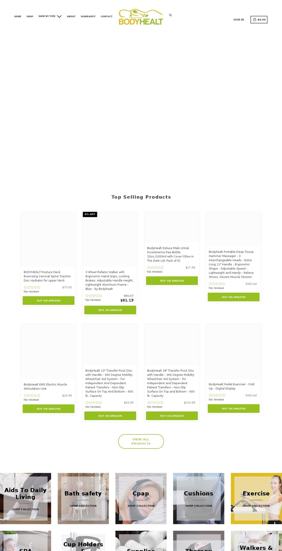 bodyhealt.com shopify website screenshot