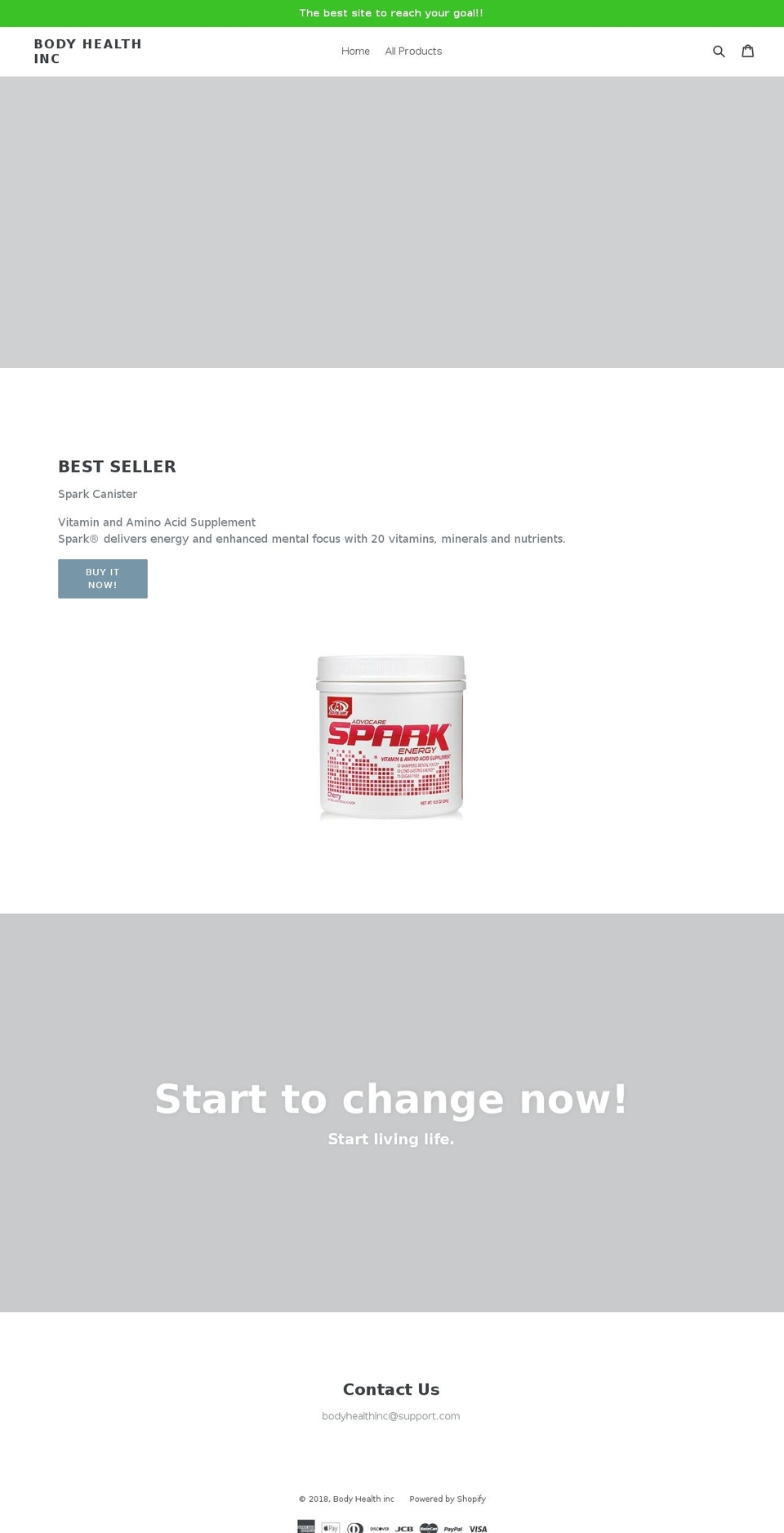 bodyhealthinc.com — Shopify storefront screenshot