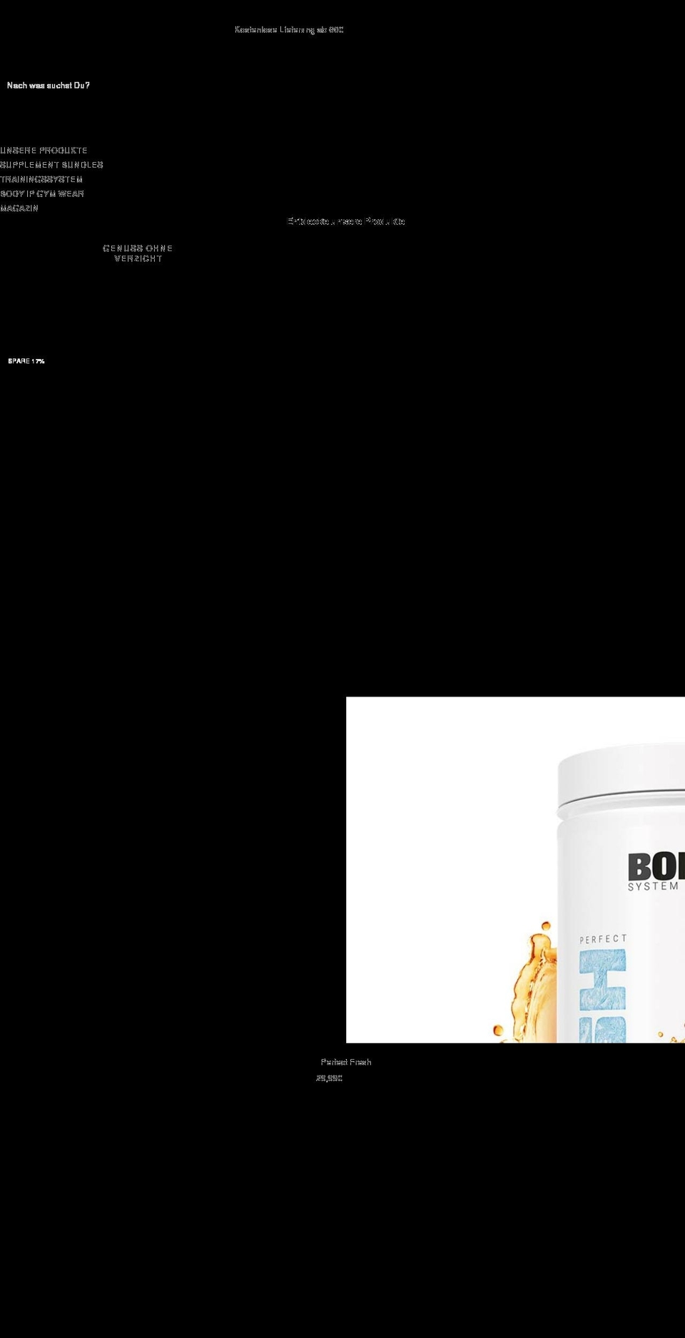 Aktuelles Template Shopify theme site example bodyip-nutrition.de