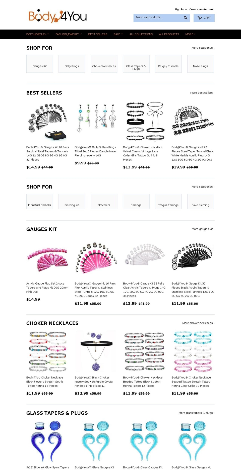 bodyj4you.com shopify website screenshot