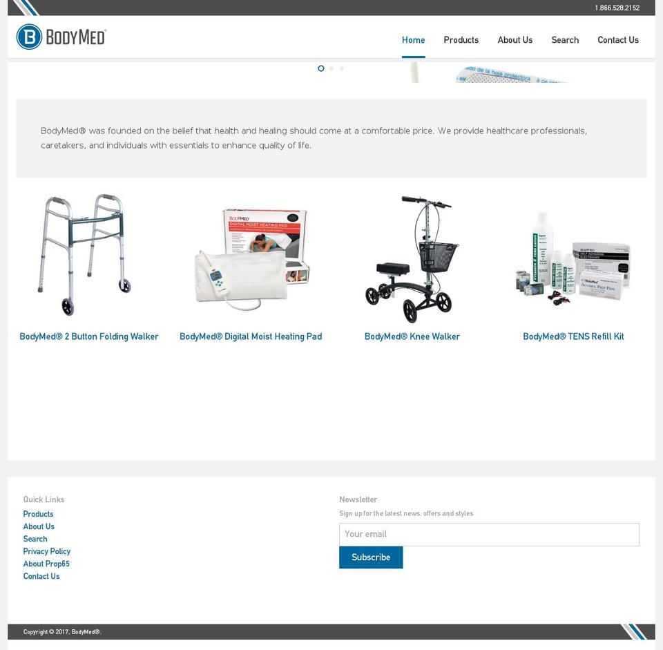 bodymedproducts.com shopify website screenshot