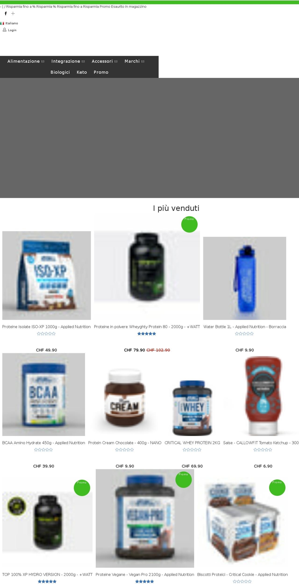 bodynutrition.ch shopify website screenshot