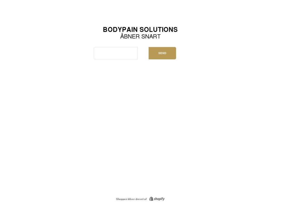 bodypain.solutions shopify website screenshot