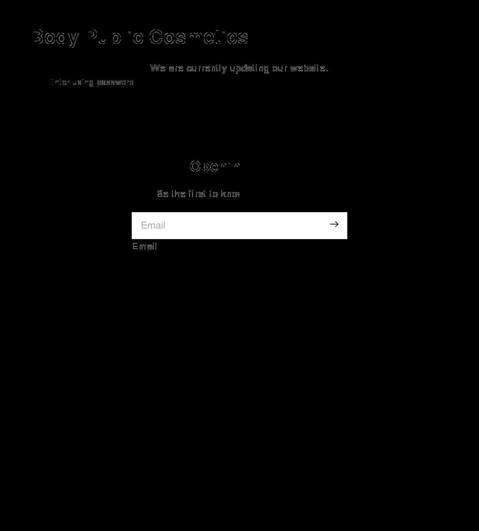 bodypublic.com shopify website screenshot