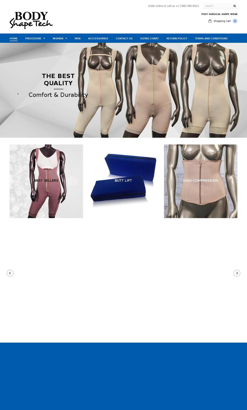 bodyshapetech.com shopify website screenshot