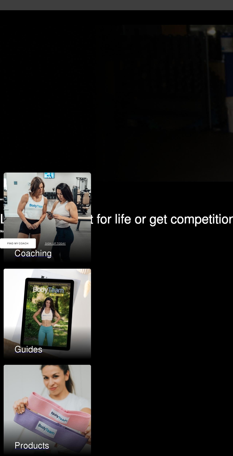 bodyteam.com shopify website screenshot