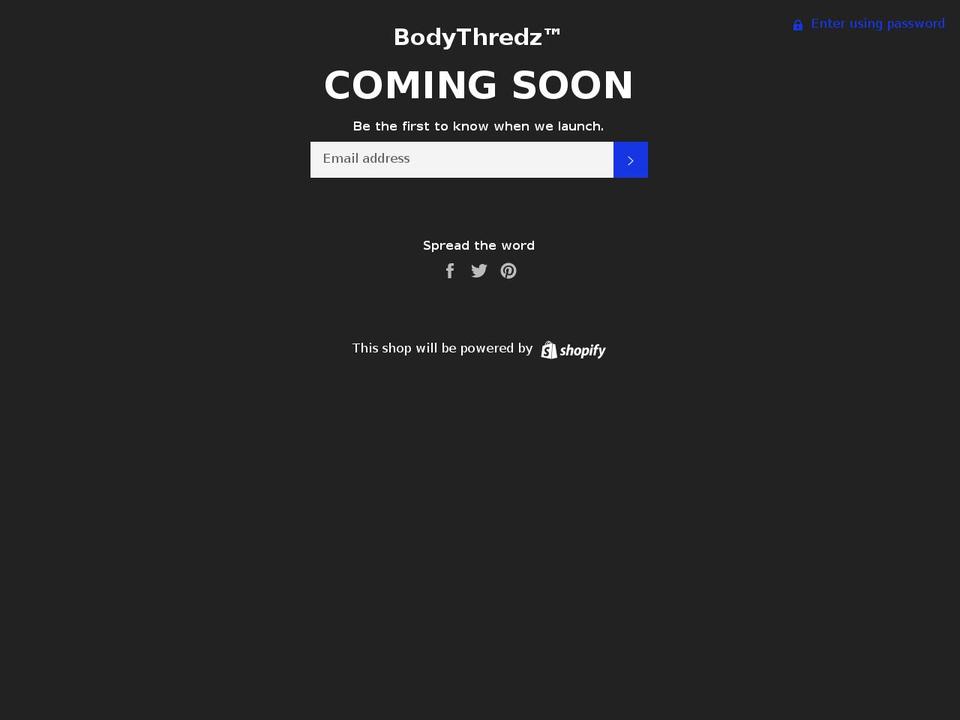 bodythredz.com — Shopify storefront screenshot