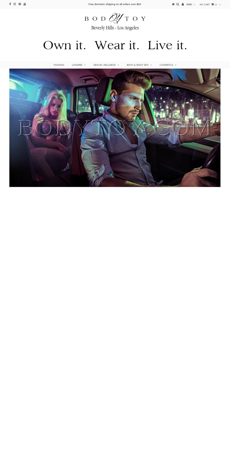 bodytoy.com — Shopify storefront screenshot