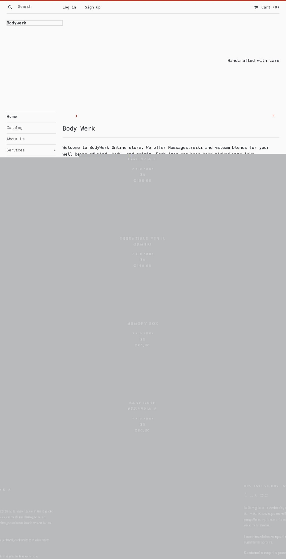 bodywerkmassage.com shopify website screenshot