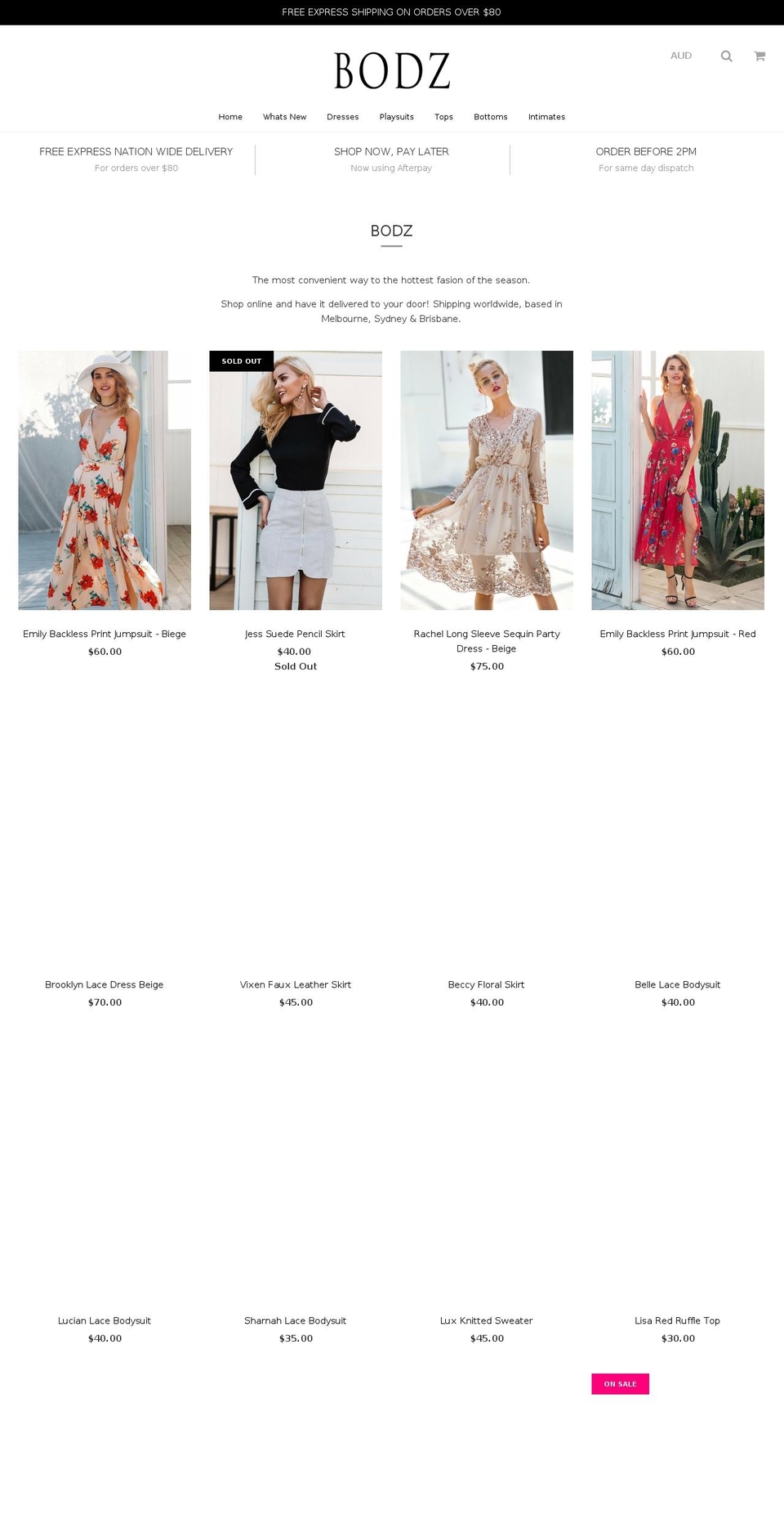 bodz Shopify theme site example bodz-online.myshopify.com