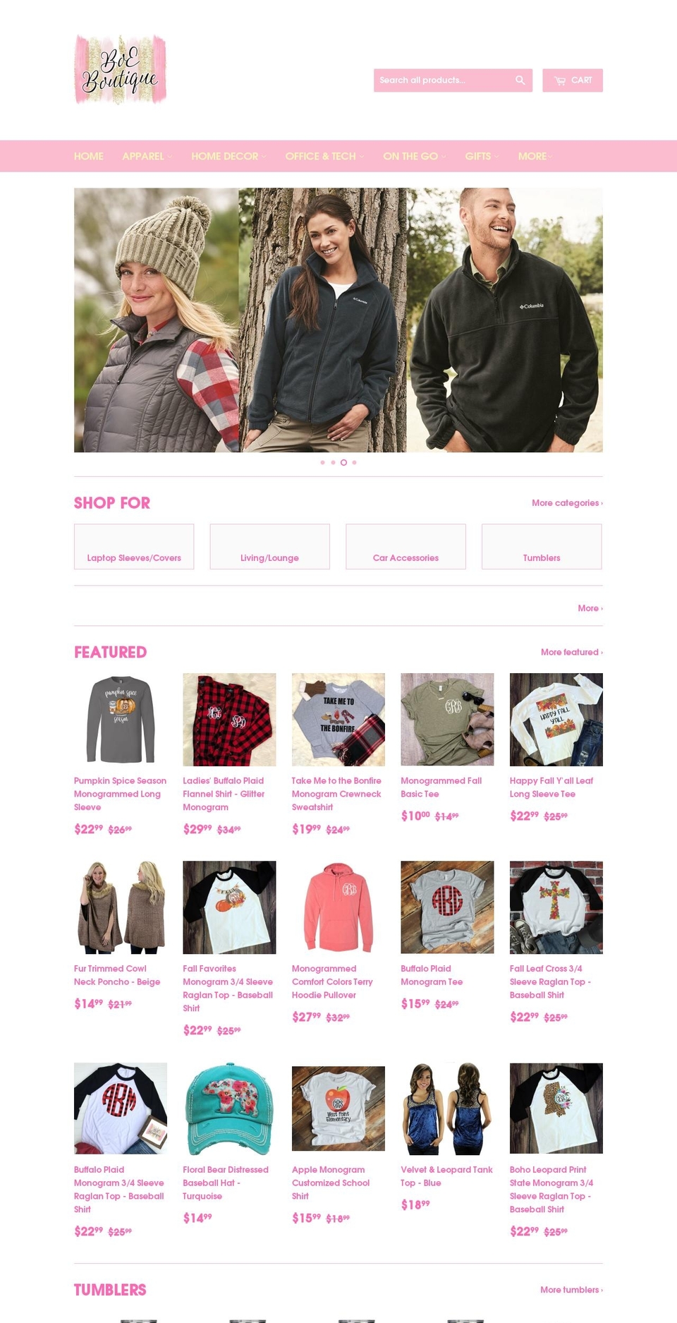 boeboutique.com — Shopify storefront screenshot