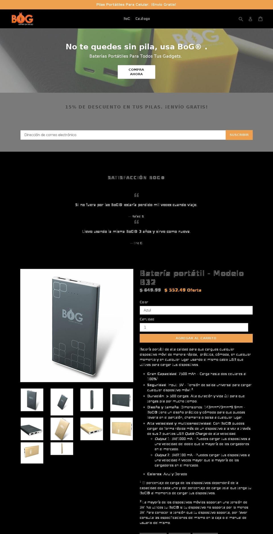 bogmx.com — Shopify storefront screenshot