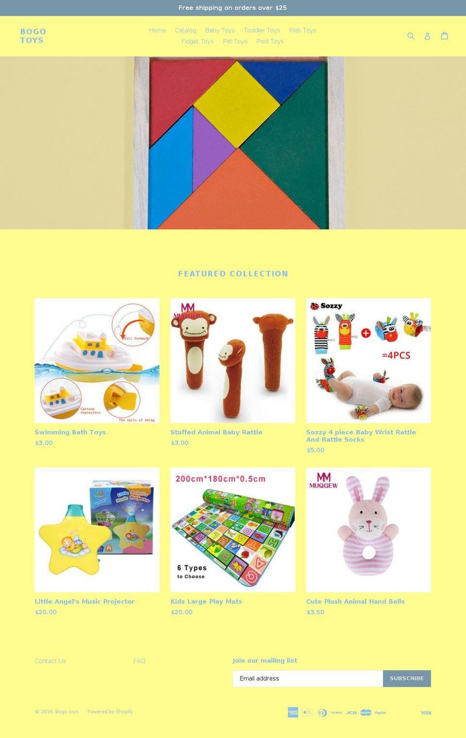 bogotoys.com — Shopify storefront screenshot