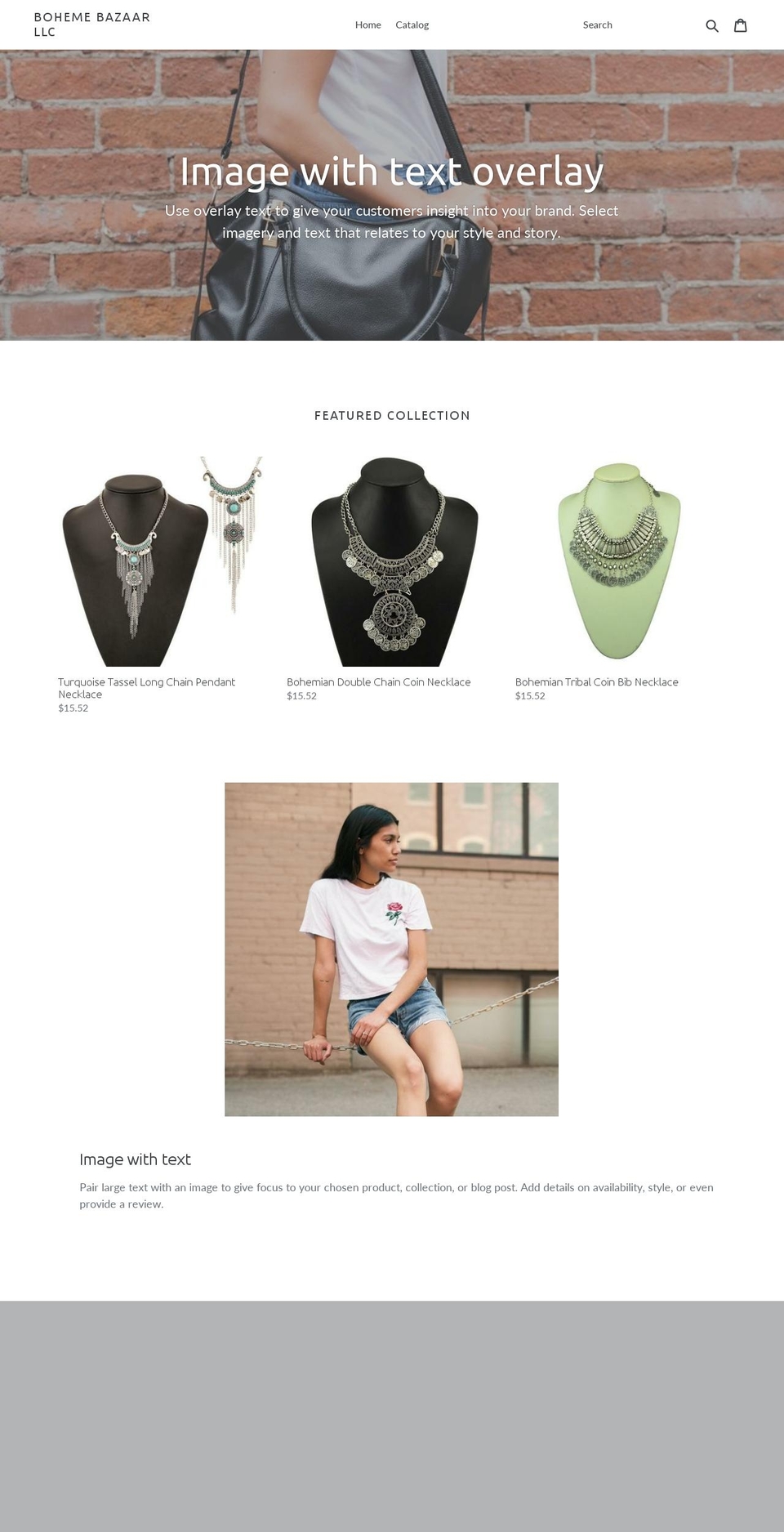 bohemebazaar.com — Shopify storefront screenshot