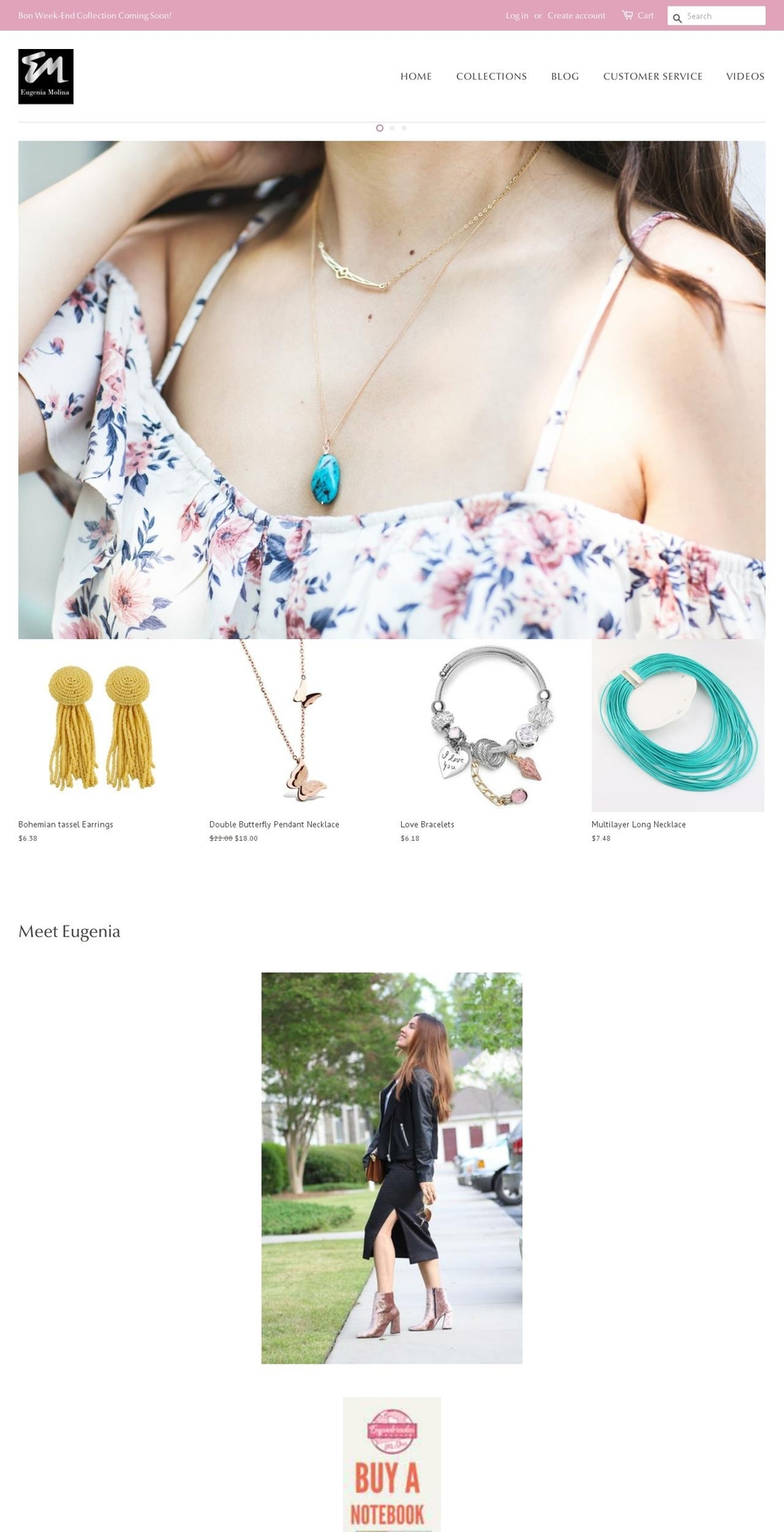 bohemia-boutique.com shopify website screenshot