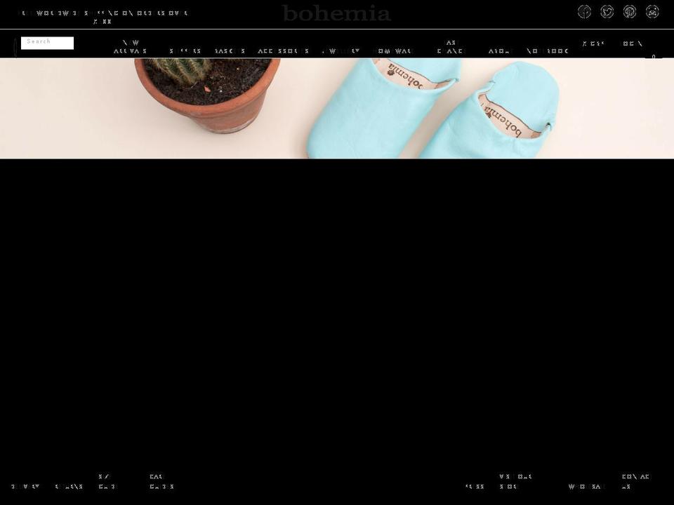 bohemiadesign.com shopify website screenshot