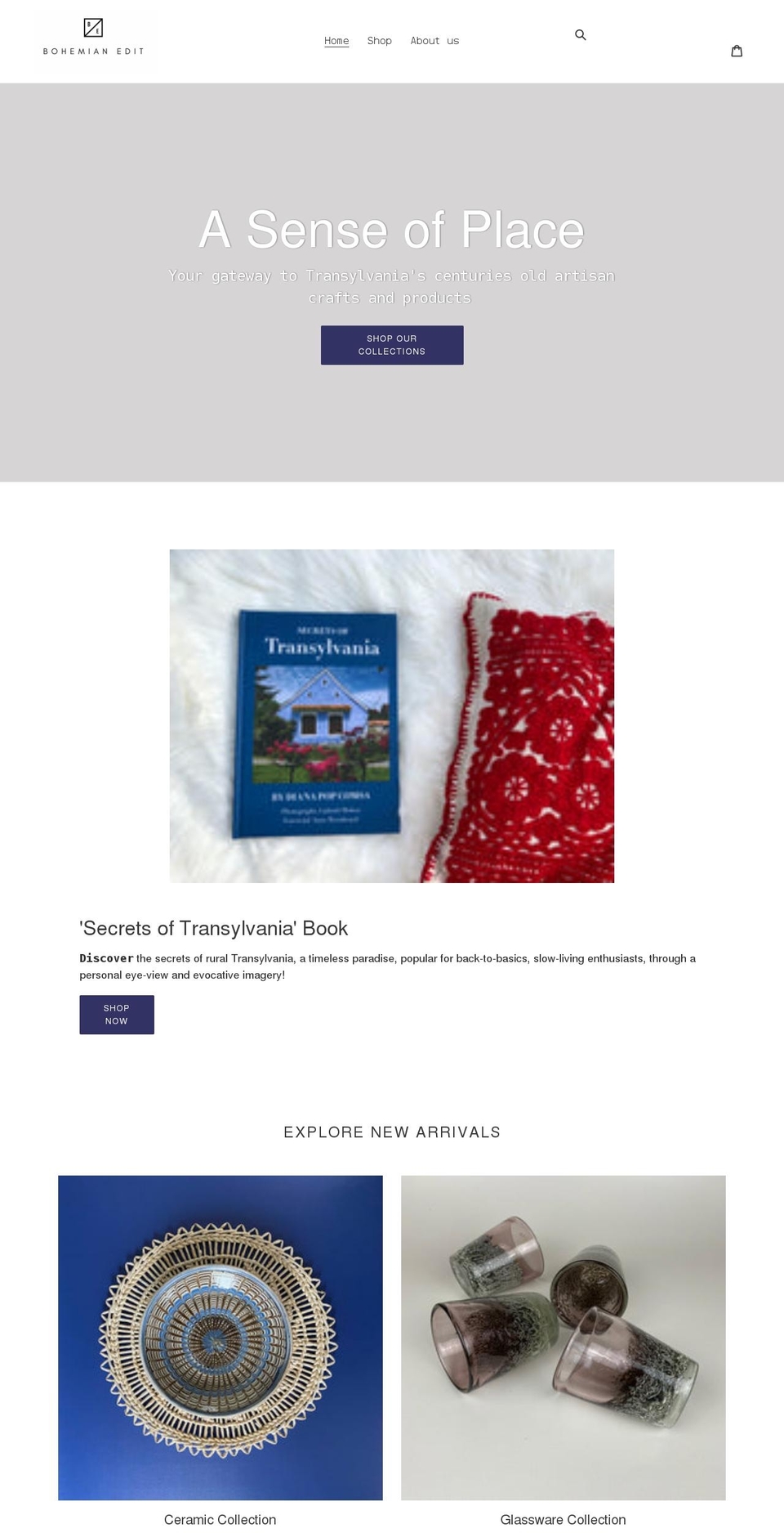 bohemianedit.com shopify website screenshot