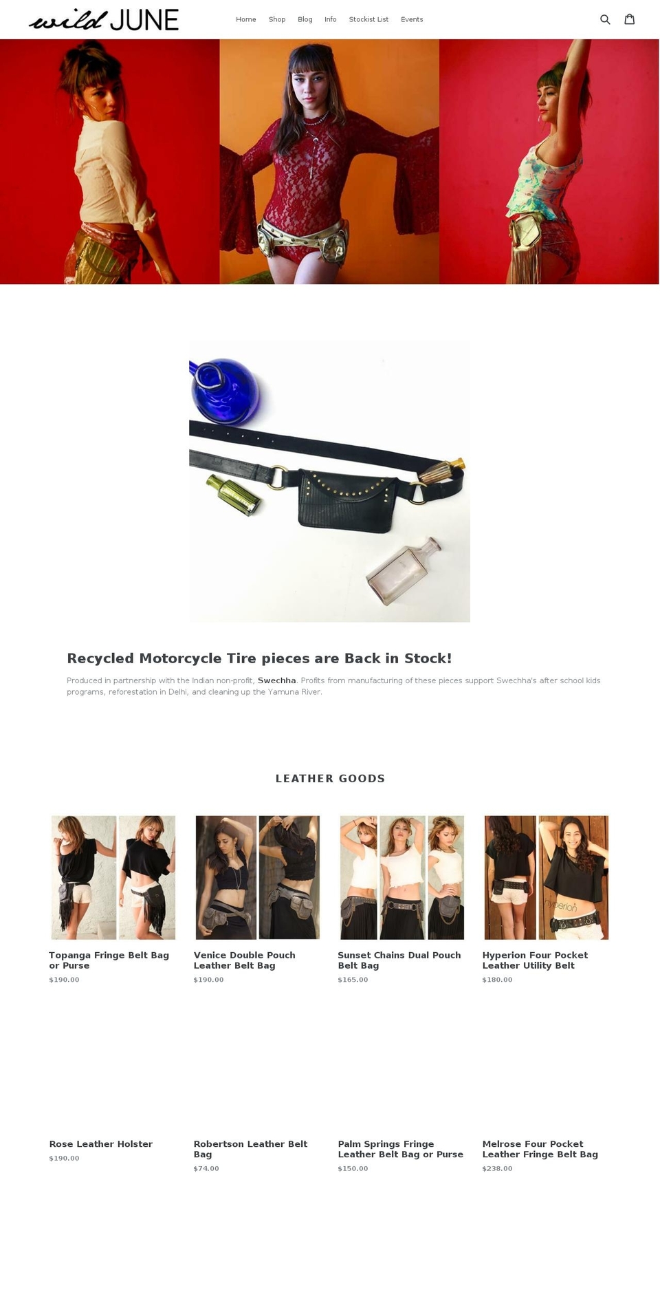 bohemianhips.com — Shopify storefront screenshot