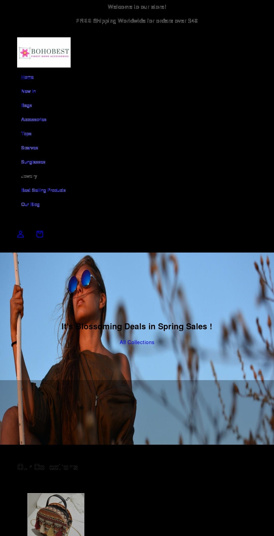 bohobest.com shopify website screenshot