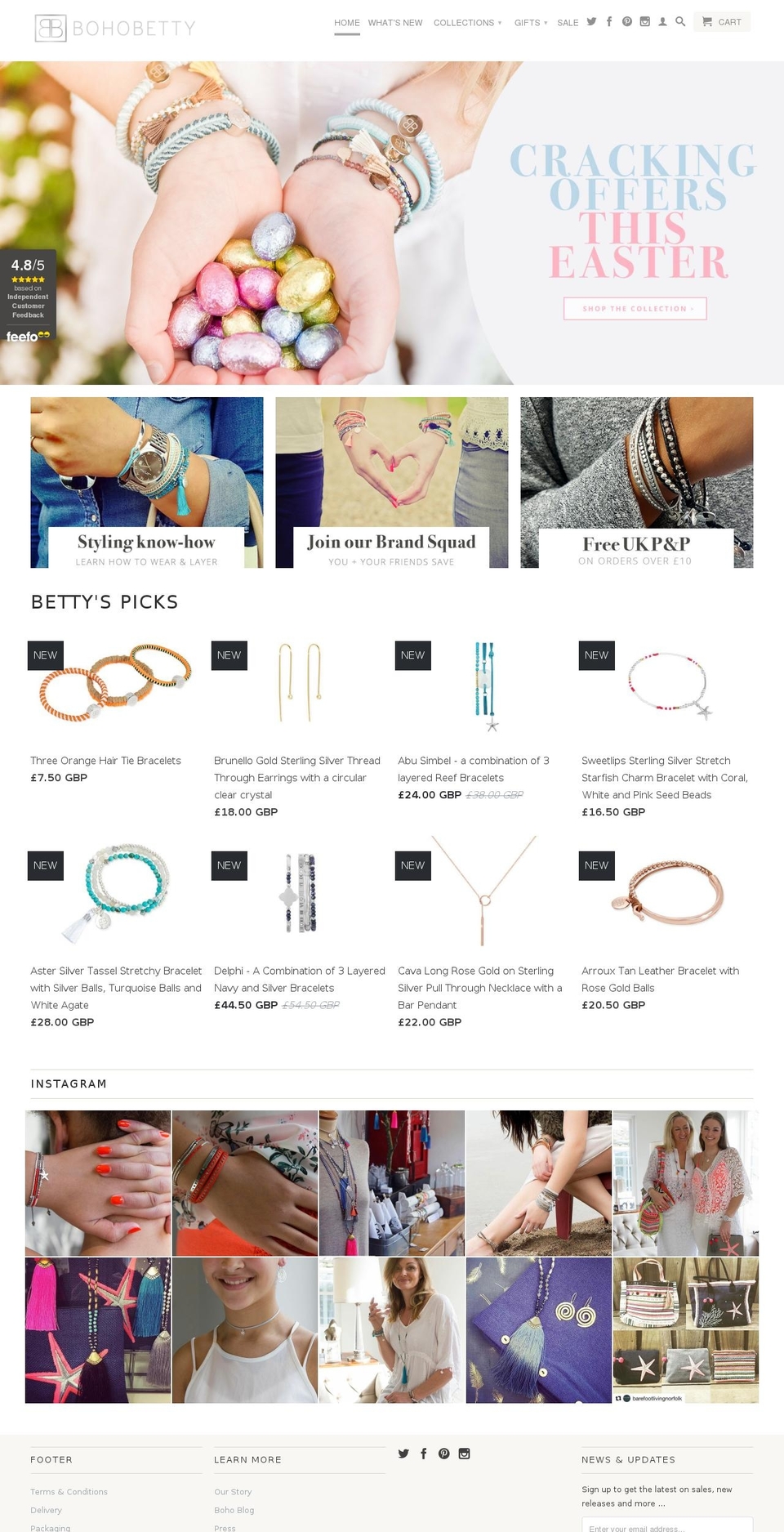 bohobetty.myshopify.com shopify website screenshot