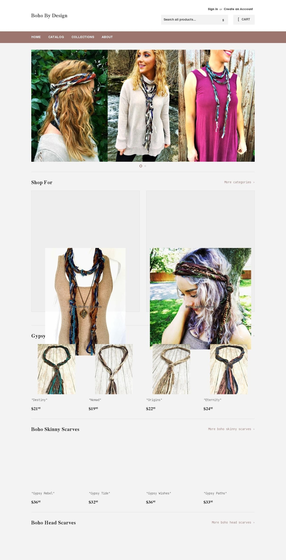 bohobydesign.com shopify website screenshot