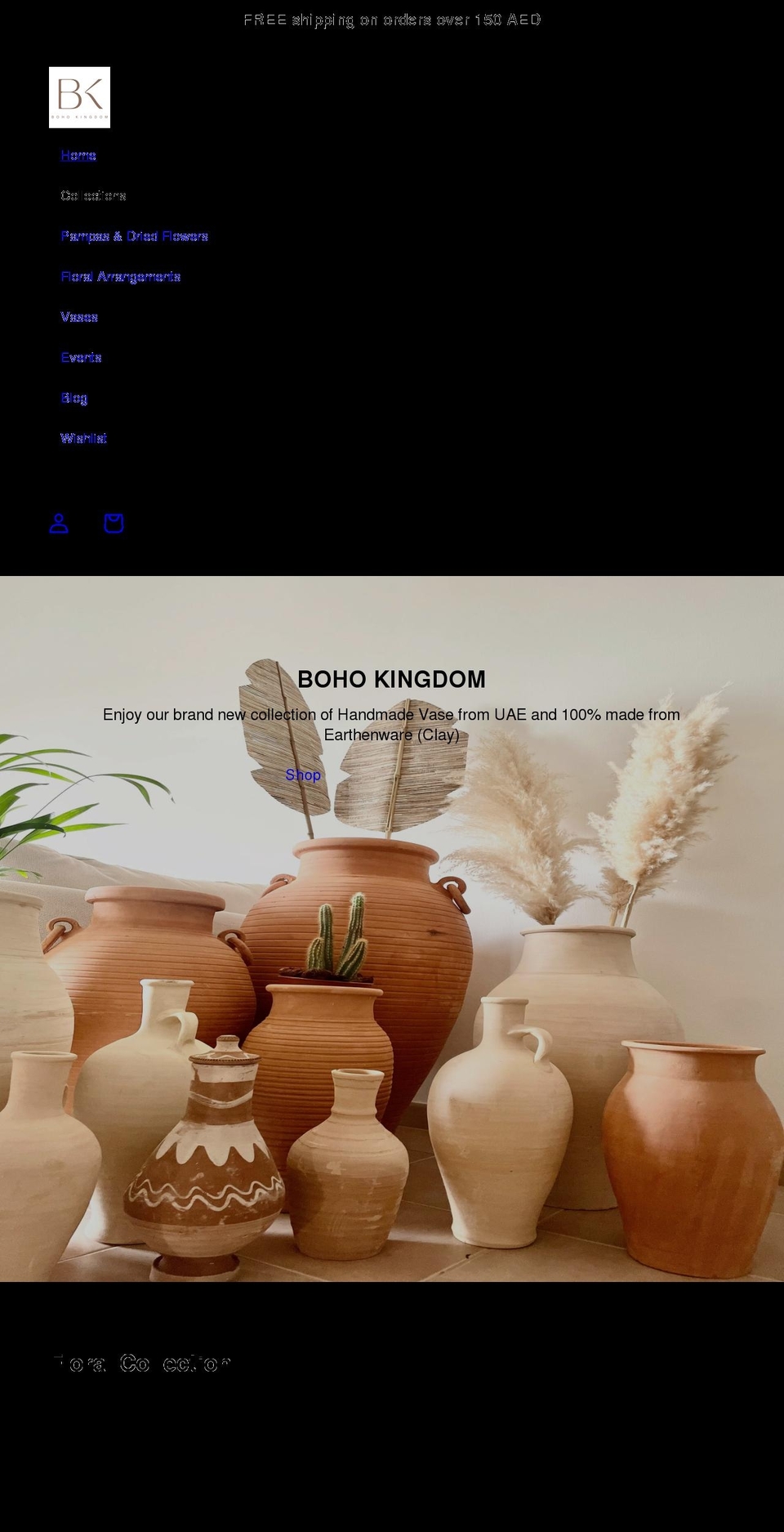 bohokingdom.com shopify website screenshot