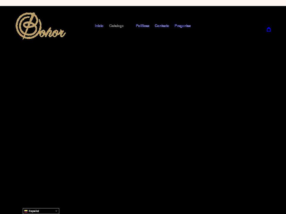 bohor.com.co shopify website screenshot