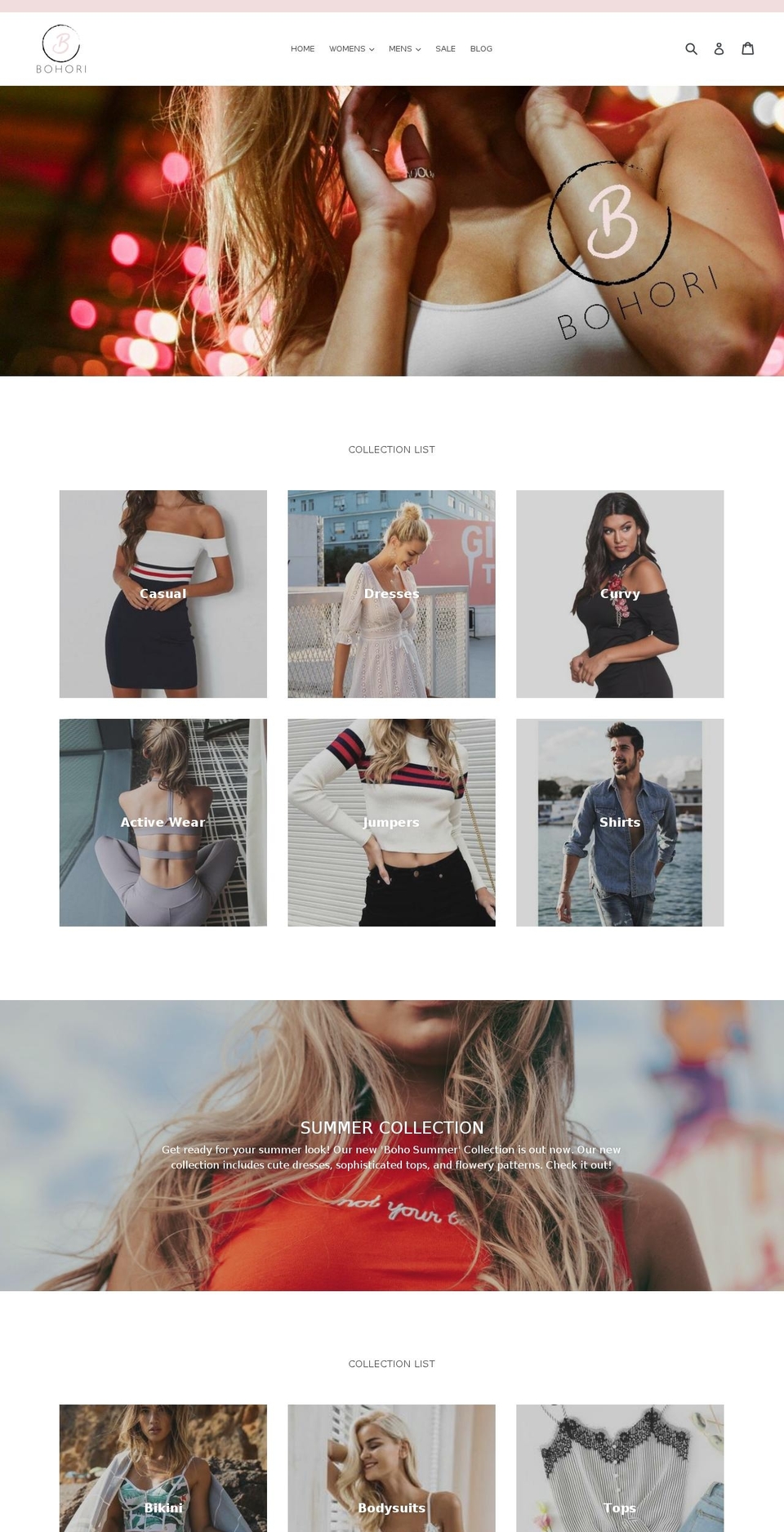 bohori.com shopify website screenshot