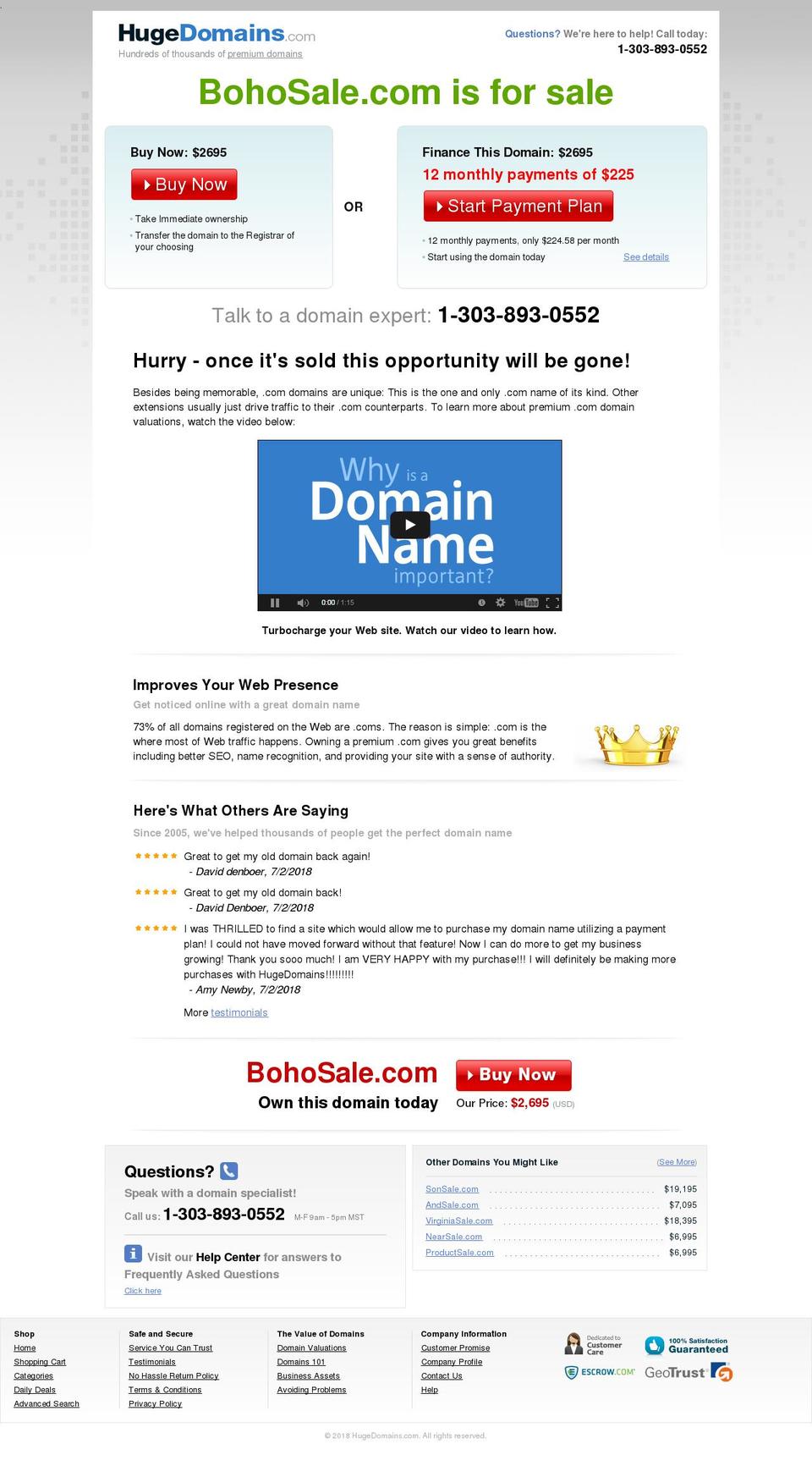 bohosale.com shopify website screenshot