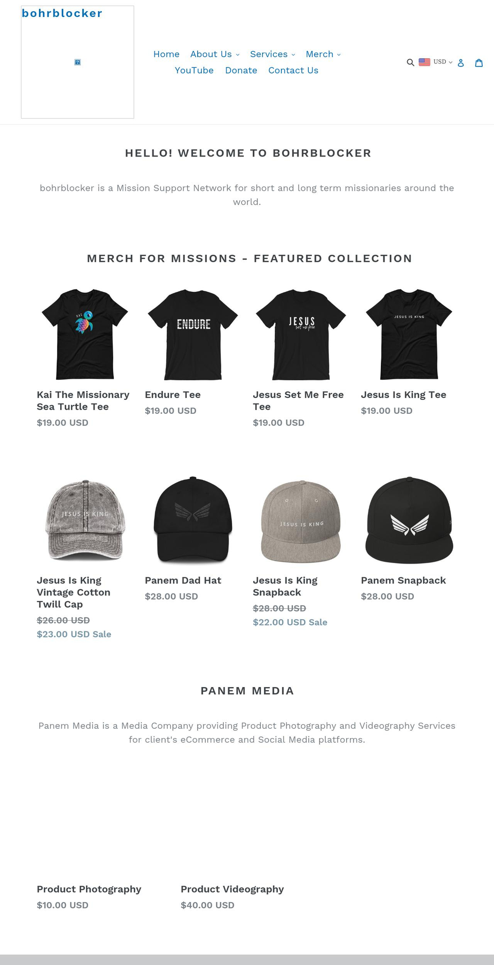 bohrblocker.com shopify website screenshot