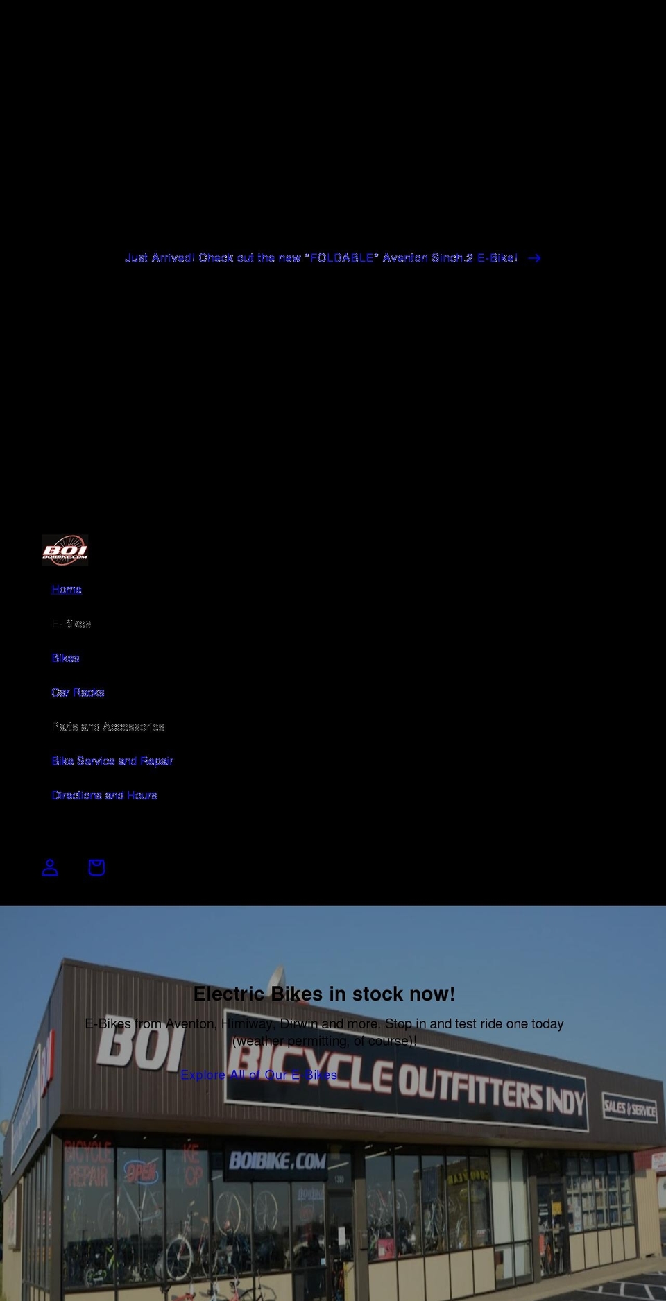 boibike.com shopify website screenshot