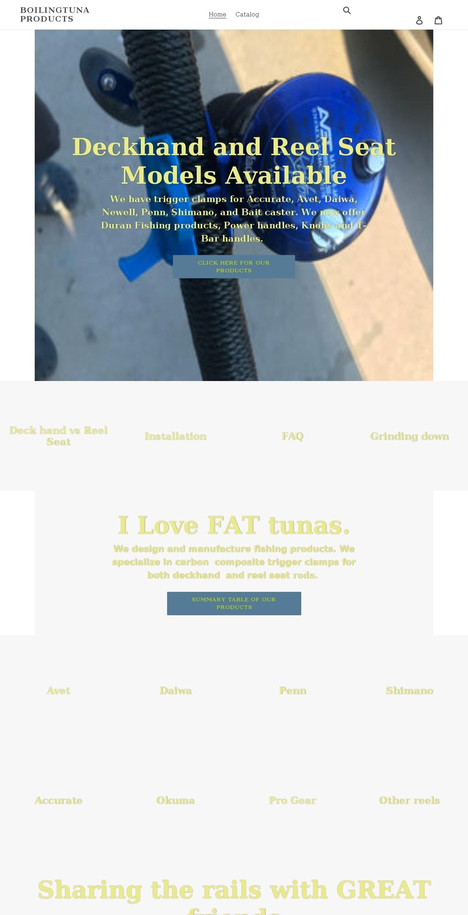 boilingtuna.net shopify website screenshot