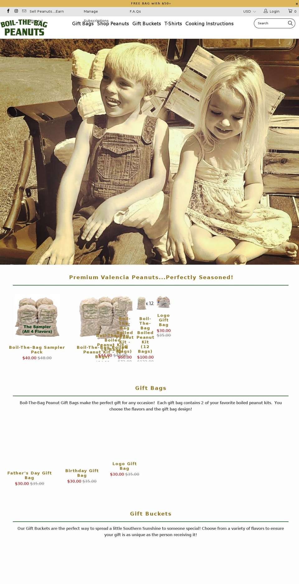 boilthebag.com shopify website screenshot