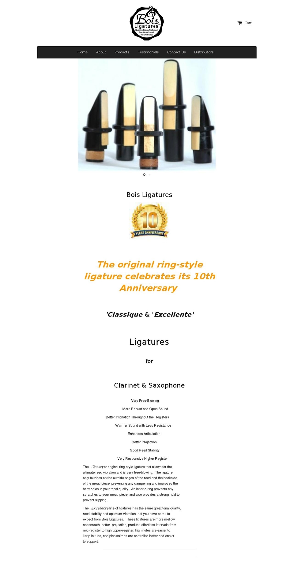 boisligatures.com shopify website screenshot