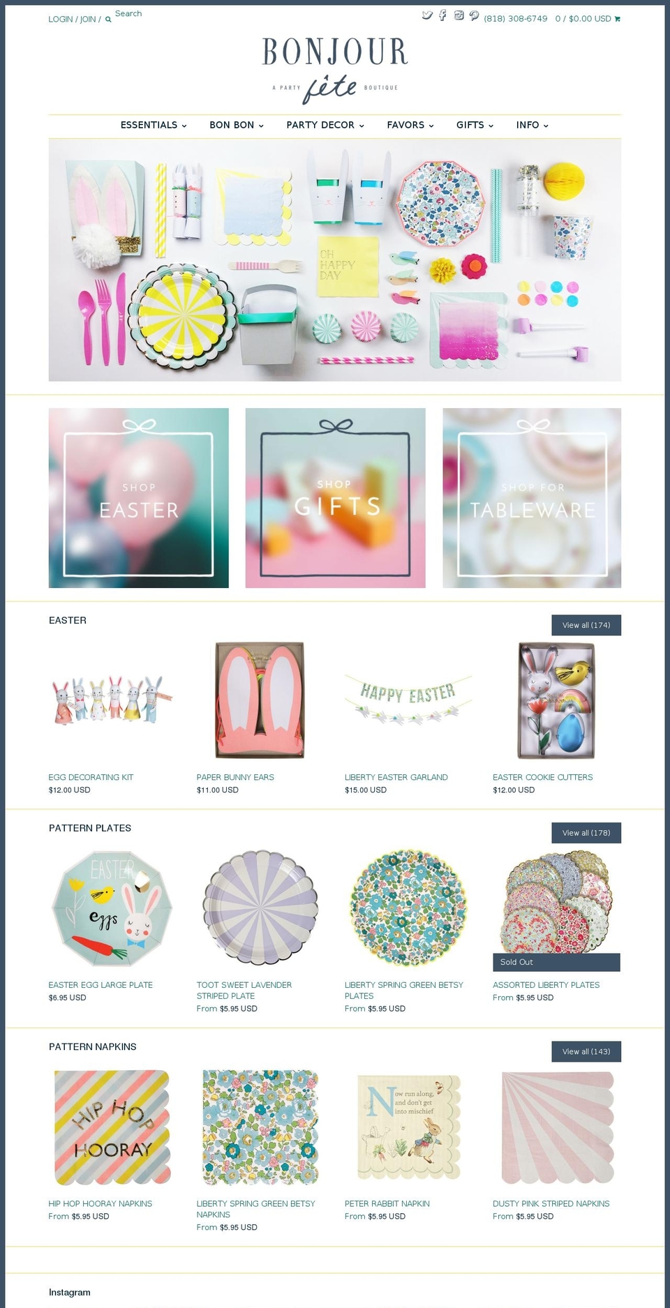 boitefetepartybox.com shopify website screenshot
