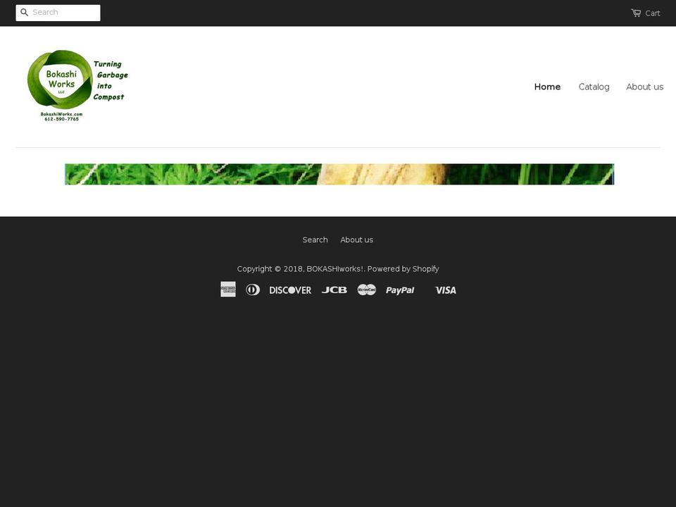 bokashiworks.com — Shopify storefront screenshot